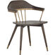 Demi Distressed Brown Dining Armchair